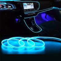 Lámpara Ambiental Para Interior De Coche 5V USB Controlador 12V Cableado Con Encendedor De Coche Accesorio Para Línea De Neón - details 6