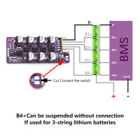 Placa De Equilibrado Activo De Batería De Litio 3S-4S/5S-6S Li-ion Lifepo4 LTO Con Equilibrador De Actividad BMS Para Accesorios De Batería - details 7