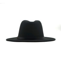 Nueva Moda Invierno Otoño Imitación Lana Hombres Mujeres Sombreros Fedoras Jazz European American Cuello Redondo Sombreros Bowler - details 3