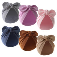 Gorro De Bebé Recién Nacido Niños Infantil Accesorios De Cabello Enredado Gorro De Turbante Para Niños Y Niñas Algodón Sólido - details 3