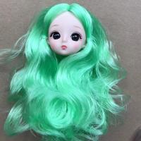 Muñeca De Juguete DIY Con Cabeza De Muñeca De Anime Larga Y Colorida Ojos Estelares Para Niñas Regalo De Vestir Muñeca De 1/6 - details 12