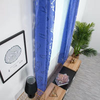 Cortinas De Tulle Sombreadas Con Vinateras Para Decoración De Sala De Estar Y Cocina Modernas Cortinas De Voile Organza Transparentes Para Ventanas Estilo Europeo Y Americano - details 17