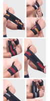 AOLIKES 1 Par De Banda Para Muñeca Soporte De Pesas Para Gimnasio Entrenamiento De Crossfit Y Powerlifting Correas De Apoyo Para Adultos Material De Poliéster - details 9