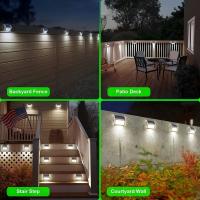 Luces Solares Para Pista 3LED 1/2/6PCS Adecuadas Para Jardín Patio Terraza Escaleras Valla Instalación Auto-Contenida - details 4