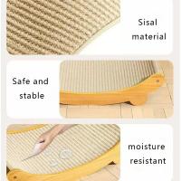 Tablero De Rasguñado Para Gatos Sisal Resistente Al Desgaste Juguete Para Moler Uñas Asiento Reclinable Para Mascotas Y Gatos Jovenes - details 6