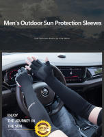 Pareja De Mangas Deportivas Para Hombre Y Mujer Protección Solar Al Correr Ciclar Pesca Escalar 5 Dedos Cubierta Fría De Verano - details 0