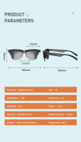 Gafas De Sol Inteligentes Con Bluetooth V5.3 Para Deportes Al Aire Libre Y Oídos Estilosos Anti-UV Técnica Anti-Táctil Para Hombres Y Mujeres - details 15