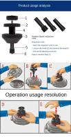 Kit De Alineación De Embreague Universal Para Coches Y Camiones Con 3 Colletos Herramienta De Desmontaje De Automóviles Corregidor De Reparación - details 2
