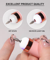 Mini Taladro De Uñas Eléctrico De Acrílico Portátil Máquina De Uñas Con Bits Profesionales Para Eliminar Uñas Y Pedicura Manicura - details 4