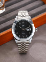 Reloj De Pulsera De Lujo Clásico Para Hombres Con Fecha Y Correa De Acero Inoxidable Deportivo Y Casual Con Marcas Arábigas Resistente Al Agua - details 14