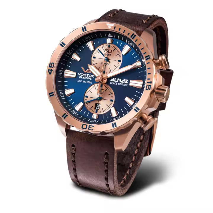 Reloj Vostok Europe ALMAZ Cronógrafo Miyota 6S11 Quartz Resistente Al Agua - 1