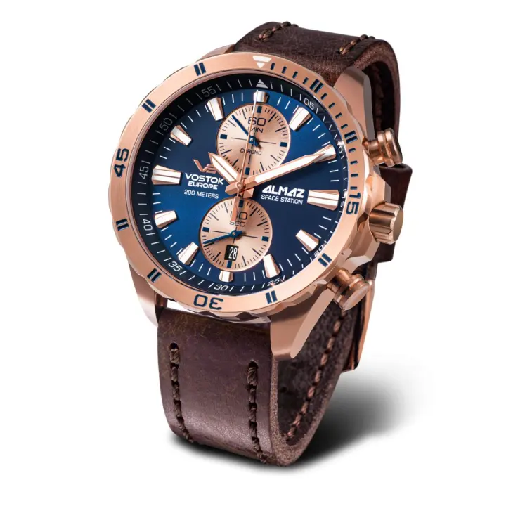 Reloj Vostok Europe ALMAZ Cronógrafo Miyota 6S11 Quartz Resistente Al Agua - 1