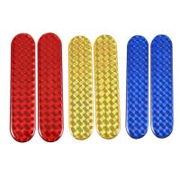 Pegatina Reflejante Para Coche Línea De Ojo Para Borde De Puerta Roja/Amarilla/Azul Seguridad Advertencia Universal 2* - details 0