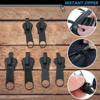 Kit De Reparación Instantánea Universal Para Cremalleras 12pcs Tamaños 3 4 5 8 10 Auto Bloqueo Plástico ABS Color Negro - details 9