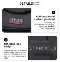 Bolsa De Espejo Para Motocicleta Impermeable De Gran Capacidad Negro Estuche Rígido De Almacenamiento Para Carreras Y Viajes - details 5