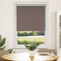 Estor Persiana Enrollable 80 x 175cm en color Beige/Blanco crudo/Café y más | protección solar decorativa para ventanas hogar oficina dormitorio fácil de instalar - details 2