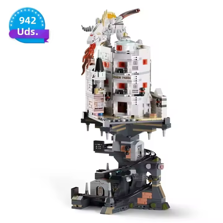 Juego De Construcción De Bloques De Dragón Del Mundo Mágico Gringotts 1000 Piezas Para Niños Y Adultos Regalo De Cumpleaños Ideal Para Jóvenes Y Adultos - 1