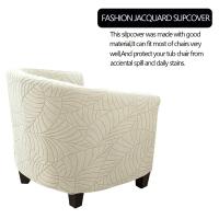Cubierta De Silla Club Elástica En Jaquearl Sólido Protección De Muebles Para Sala De Estar Cubierta De Sofá De Barra Adecuada Para Silla De Un Brazo - details 27