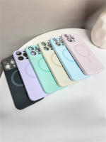 Funda De Silicona Líquida Magnética Para iPhone 13 12 14 15 pro Max Con Carga Inalámbrica Magsafe Y Protección De Cámara Lujo - details 2