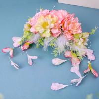 Clip De Cabello Para Novia Rosa Complemento Floral Para Bodas Accesorios De Cabello Tradicionales Para Fiestas Carnavalescas Y Festivas - details 3