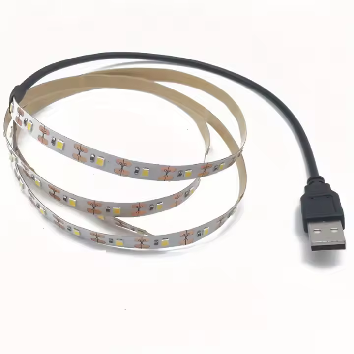 Tiras LED Azules 5V USB Para Iluminación De Pantalla De TV Inteligente Decoración De Habitación De Juego Y Coche Luz De Decoración Para Dormitorio - 1