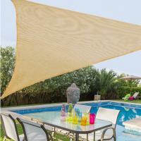 LILI HOME ⛱️ Toldo Vela Triangular - Sombra y Protección para Exteriores 🌞🏡 Disponible en 2 tamaños:  3 x 3 x 3 m / 5 x 5 x 5 m. 2 colores disponibles: Verde 🌿 y Beige 🌤️ 90% de ocultación y protección UV: Bloquea el calor y los ra - details 3