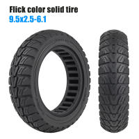Neumático Sólido De Repuesto Para Scooter Eléctrico NIU KQI3 Tamaño 9.5x2.5-6.1 Color Flick Absorción De Choques Material De Goma - details 17