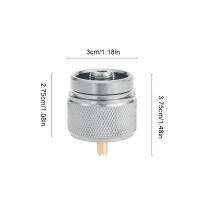 Adaptador De Estufa Para Camping Longitudinal Propano Válvula De Acero Aluminio Butano Adaptador De Tanque De Gas Para Actividades Al Aire Libre - details 7