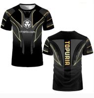 Camiseta De Competencia De Verano Para Hombres Y Mujeres Estampado 3D Cuello Redondo Deporte Al Aire Libre Manga Corta Transpirable - details 1