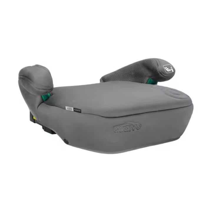 Silla de Auto Asalvo I-Size Alzafix gris - Elevador de Auto con Sistema Isofix para Niños de 125 a 150 cm - 1