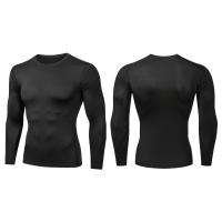 Camiseta De Compresión Para Hombre Manga Larga Secado Rápido Deporte Entrenamiento Correr Fitness Gimnasio Ropa Deportiva - details 5