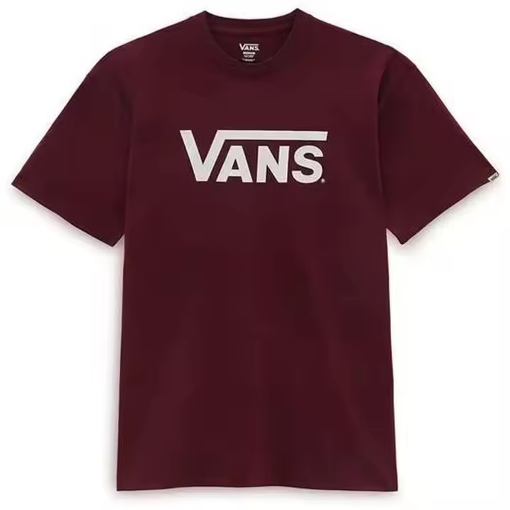Camiseta marca Vans modelo Vn0A7Y46Kg2 para hombre en color burdeos - 1