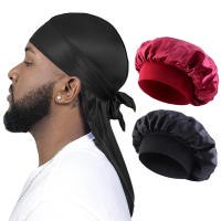Pañuelo De Cabeza Largo Para Hombres Y Mujeres 2/3PCS Durag De Seda Tapabocas De Noche Estilo Pirata Bufanda De Sueño Unisex Bandana Turbante Hijab Multifuncional Para Todas Las Estaciones - details 14