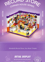 Mini Puzzle 3D De Calle Ciudad Con Café Tienda De Pelucas Y Salón De Belleza Bloques Creativos Para Decoración De Habitación Juguetes Para Niños Regalo De Cumpleaños Para Amigos - details 13
