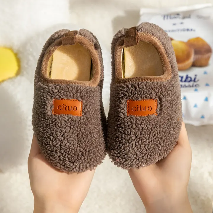 Zapatillas De Algodón Para Niños Y Niñas Invierno Calzado Interior Antideslizante Suave Suela Cómodas Y Cálidas Para Niños Y Niñas - 1