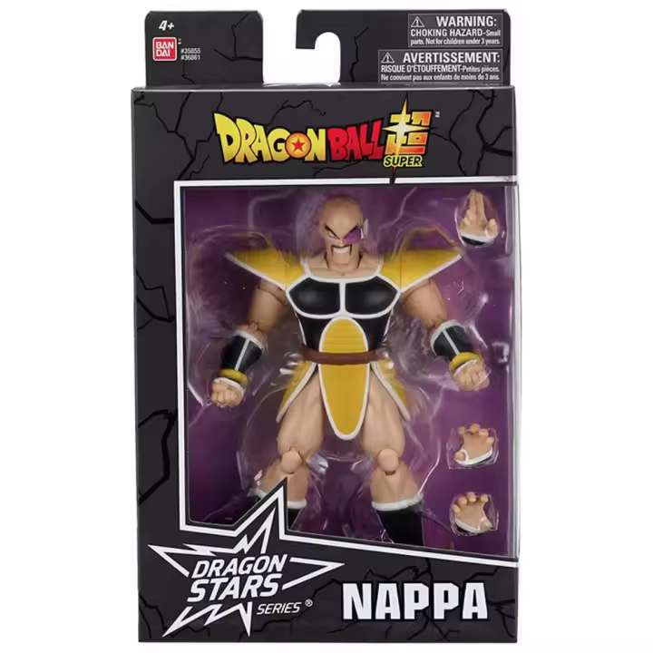 Figura Nappa Dragon Ball Super Stars Series Bandai (36861) 17 cm - 1