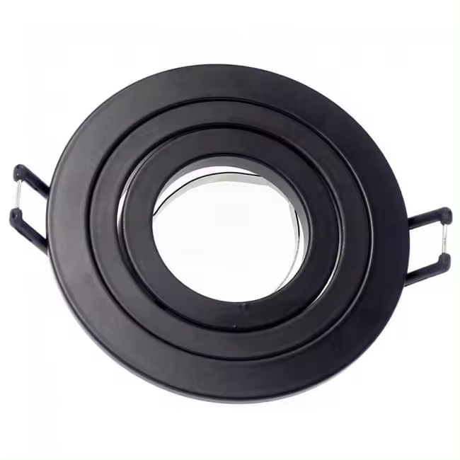 WONDERLAMP Wonderlamp Pack 5 Lámparas de Techo Redondas Negras - 1