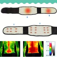 Cinturón De Apoyo Para Espalda Y Cintura Con Terapia Magnética Auto-caliente Cinturón De Masaje Deportivo Cinturón De Cuidado Del Cuerpo Unisex - details 2