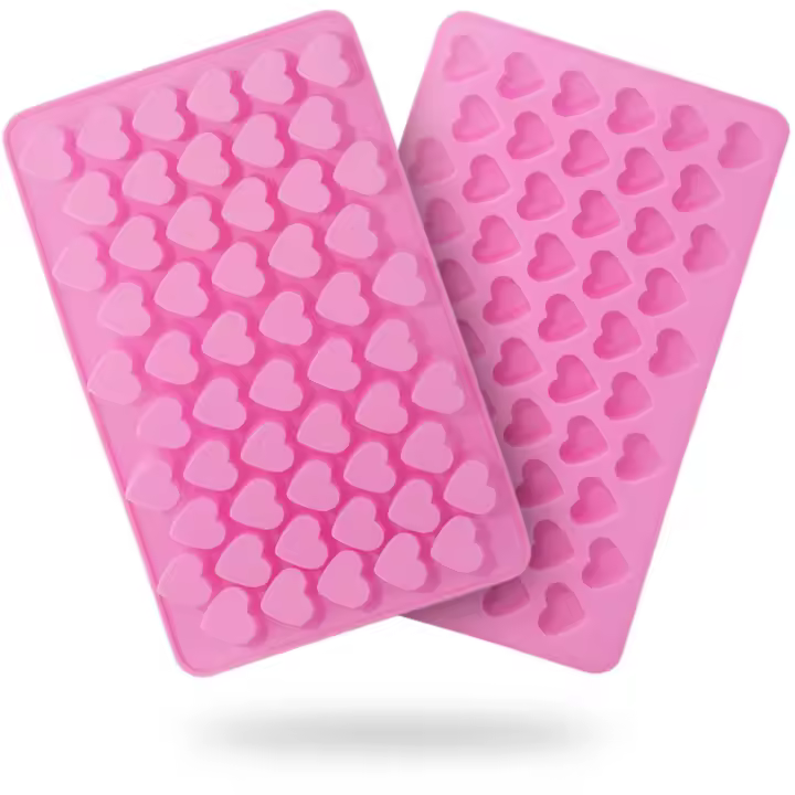 Molde 6 mini corazones para jabones: Crea jabones con un diseño romántico y adorable - 1