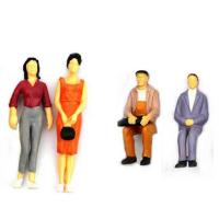 Figuras De Personajes De Escala 1:100/1:150/1:75/1:50 ABS Para Modelos De Construcción De Trenes Y Escenarios DIY Colores Mixtos Posable Pack De 100 - details 6