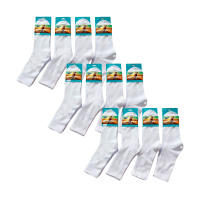 Set de 3 o 12 Calcetines 18 Estilos Diferentes De Calcetines Sneaker Longitud Media, Tamaño Universal: Hombres 40-46 o Mujeres 35-40, Transpirables y Cómodos para Hombre y Mujer Multicolor (Color Al Azar, No Se Puede Elegir) - details 2