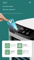Ventilador De Escritorio Xiaomi Mini Atomizador Con Spraying Portátil Para Humidificación Y Aire Acondicionado Funciona Al Aire Libre Control Remoto Potencia 120w Voltaje 5V - details 8