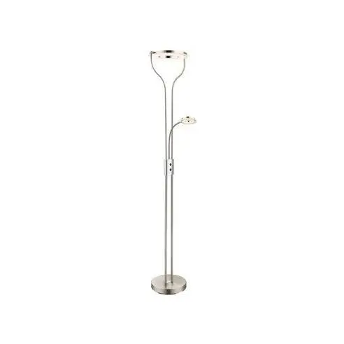 CRISTAL RECORD Lámpara de Pie Garona 20W+5W Níquel - Iluminación Led Interior - 1