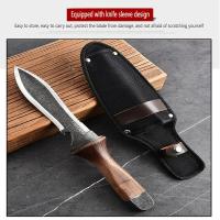 Shovel Multifuncional Para Camping Y Jardín Con Mango De Nogal Herramienta De Tierra Y Aereador De Verduras Para El Uso Doméstico - details 4