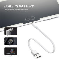 Espejo De Visera De Coche HD Con LED Y Pantalla Táctil Ajustable Y Luz Dimmable USB Recargable Dos Colores Espejo De Maquillaje Para Interior Del Automóvil - details 3