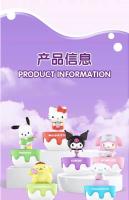 Figuras De Acción Sanrio Kawaii Hello Kitty My Melody Kuromi Serie De Dibujos Animados Anime Modelos Adornos Colección Juguetes Para Niños Regalos De Cumpleaños - details 14