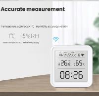Sensor De Temperatura Y Humedad Zigbee/WiFi Tuya Con Luz De Iluminación Interior Compatible Con Alexa Y Google Home Control Por Voz - details 7