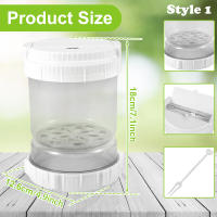 Contenedor De Encurtidos Tapa De Separación Seco Y Húmedo Jars De Olivas a Prueba De Fugas Con Strainer Contenedor Reutilizable Para Almacenamiento De Alimentos - details 15