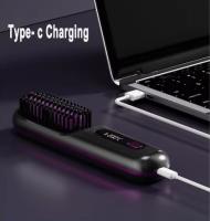 Cargador de pelo recto 2 en 1, enderezador portátil, portátil, rizador Caliente, Carga USB (Negro) - details 3