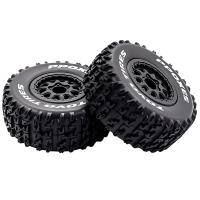 4pcs Neumáticos De Camión De Pista Corta 112mm 1/10 Con Rueda Y Hex 12mm Para Slash Arrma Senton HuanQi 727 Vkar 10sc Hpi Coche RC - details 15